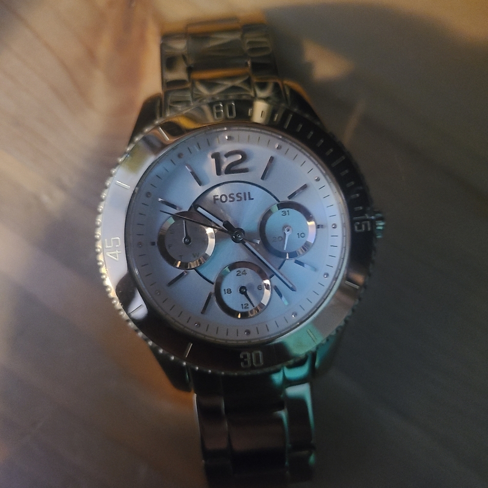 Rose Gold Woman's Fossil Watch